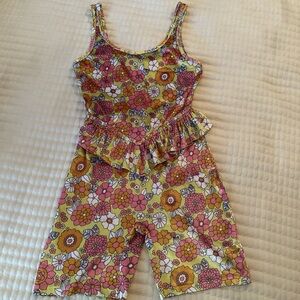 Flowerpower velvet onesie!
